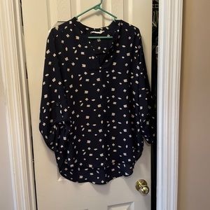 Stitch fix navy blouse XL